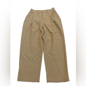 OAK + FORT Tan Wide-Leg Trousers Size 4